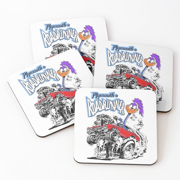 Item preview, Odd Rods Plymouth Roadrunner - Red designed and sold by Retrostickersnz.