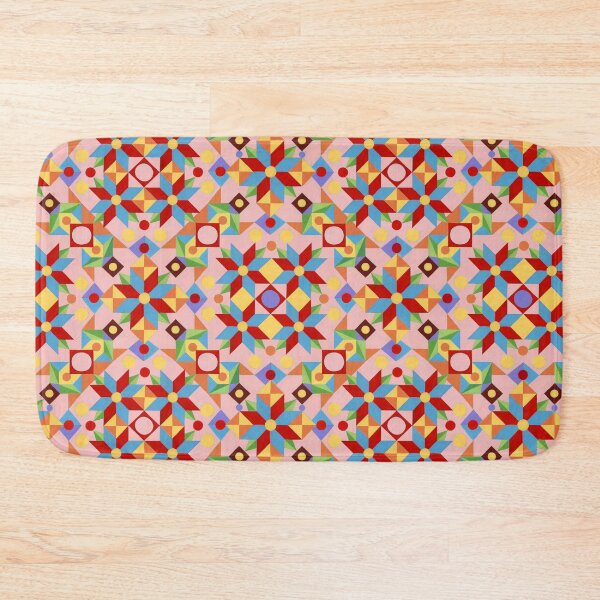 Item preview, Pink Rolling Star Quilt Design designed and sold by PatriciaSheaDesigns.