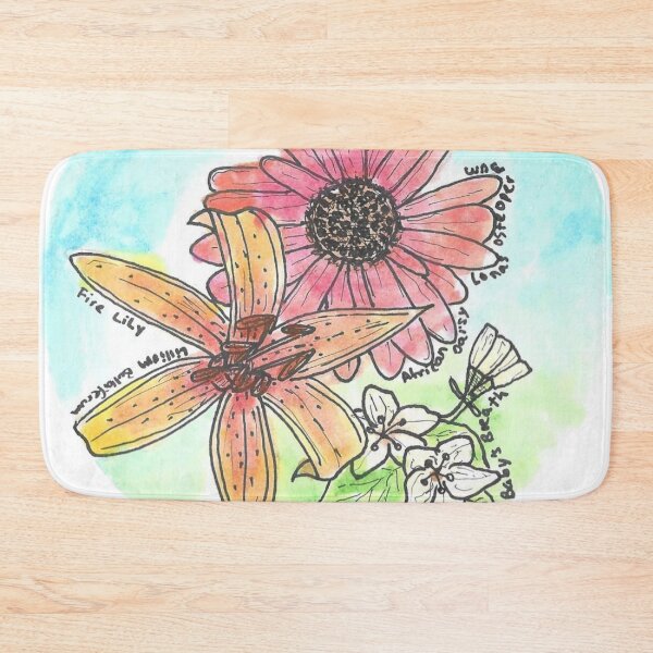 Item preview, Watercolor Flowers designed and sold by Palomita Studios.