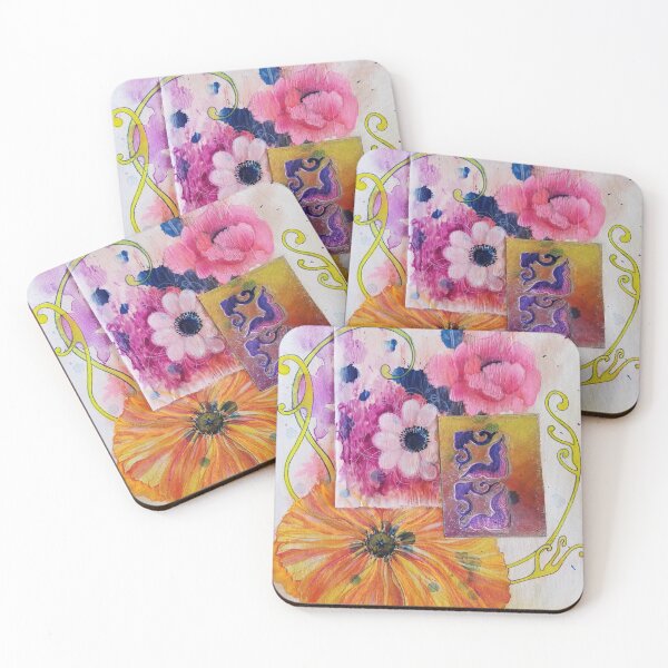 Item preview, Colorful floral explosion designed and sold by Artbybluedaisy.
