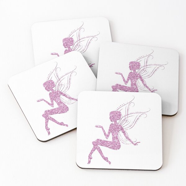 Item preview, Sitting Fairy Fairies Glitter Fairy Tale Wing Elf Magic Pattern designed and sold by digitalvintage.