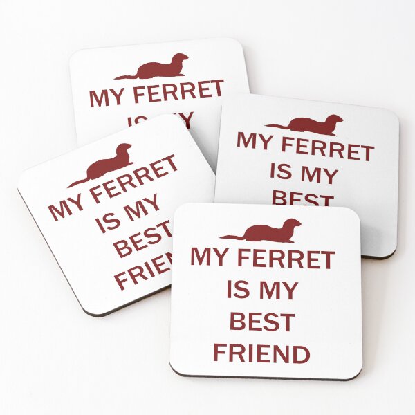 Item preview,  gifts about ferret, gift ideas about ferret addict: ferret lover, ferret enthusiast My ferret is my best friend designed and sold by khalidelk.
