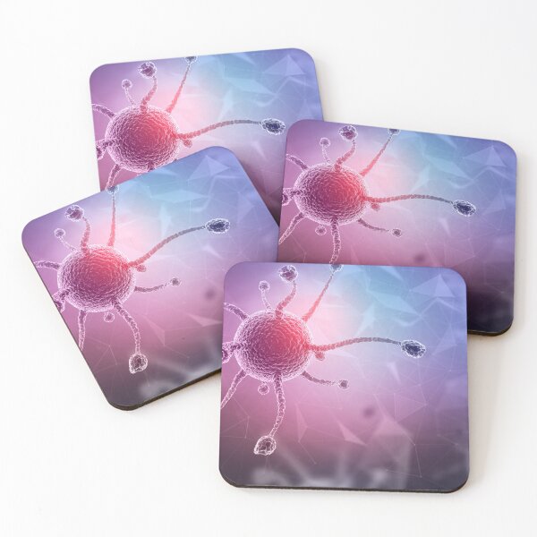 Item preview, COOL 3 D VIRUS CELLS  MICROSCOPIC PHOTO IMAGE...Micro designed and sold by Hippiesole.