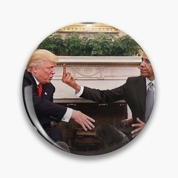 Item preview, Obama Flipping Off Trump designed and sold by mathildeae.