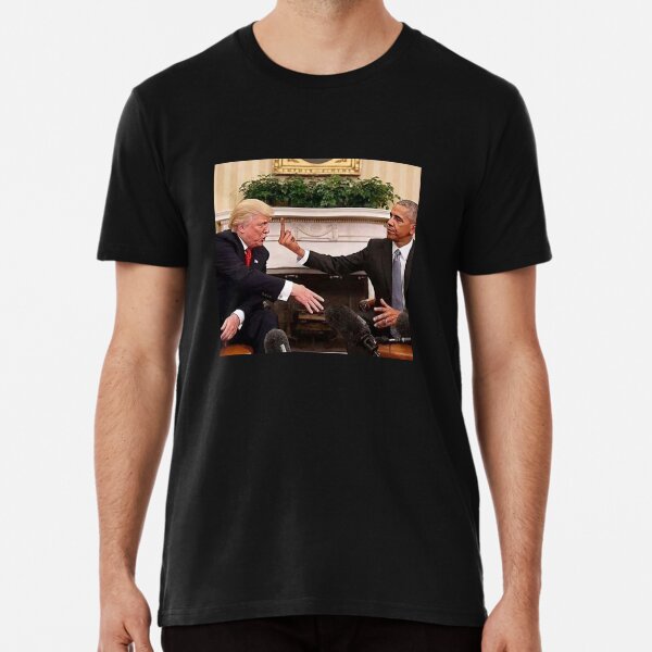 Obama flippt Trump ab Premium T-Shirt
