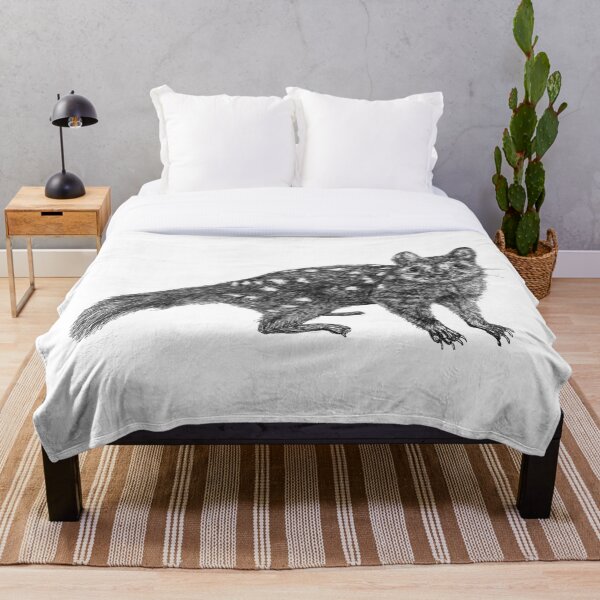 Amanda the Quoll Throw Blanket