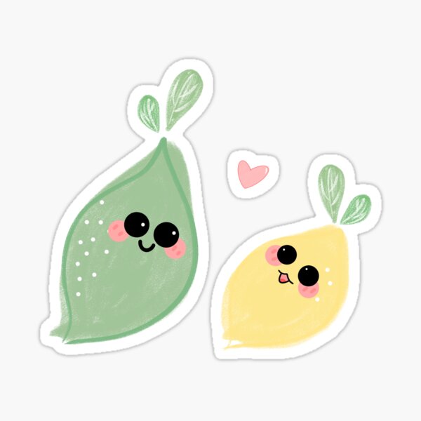 Citrons mignons Sticker
