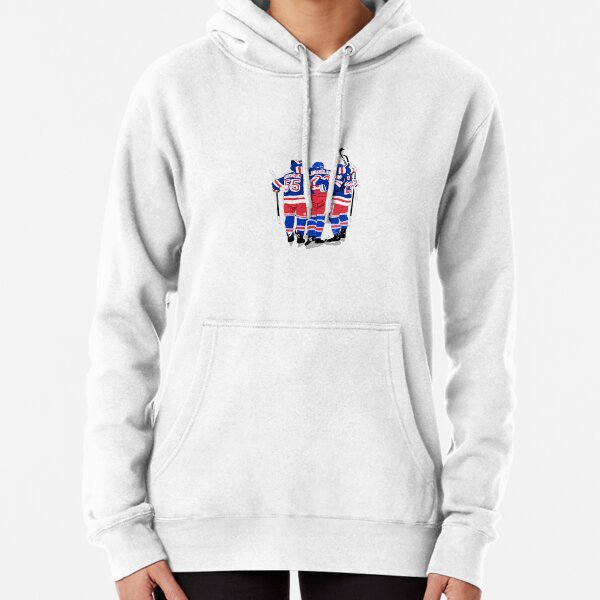 New York Rangers Vintage Poster Adult Pull-Over Hoodie by John