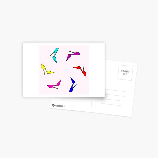 Flying Stilettos Postcard