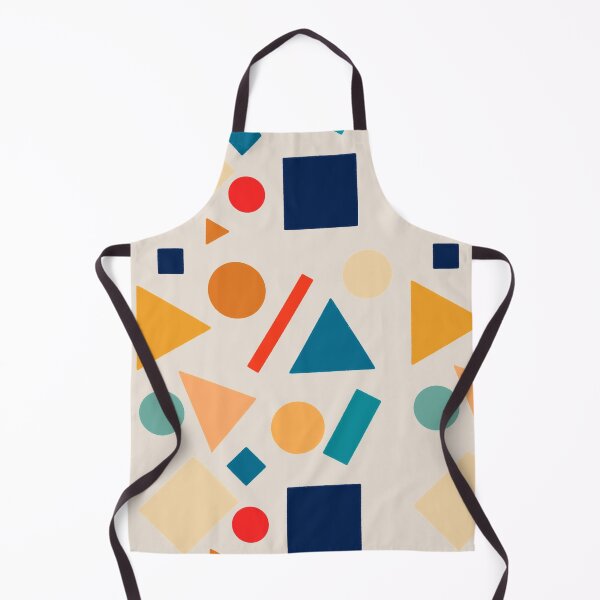 Item preview, Retro Vintage Inspired - 70s Colors - Geometric Shapes Print - Pattern designed and sold by Aryeh Studio.
