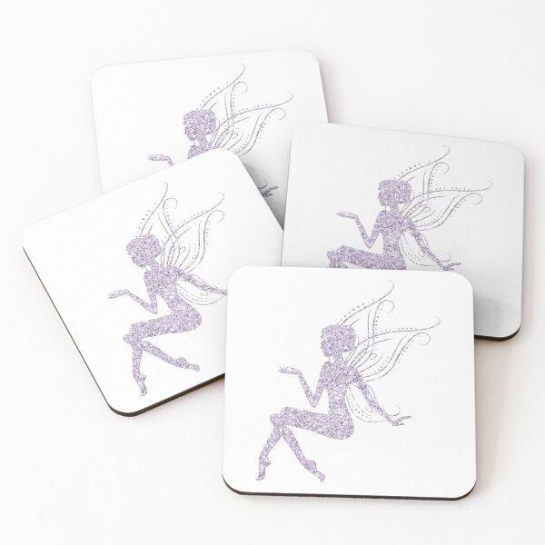 Artikelvorschau, Sitting Fairy Fairies Glitter Fairy Tale Wing Elf Magic Pattern entworfen und verkauft von digitalvintage.