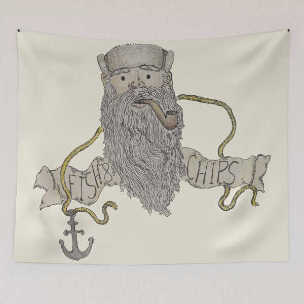 Item preview, Fish & Chips designed and sold by ArtChildGalore.