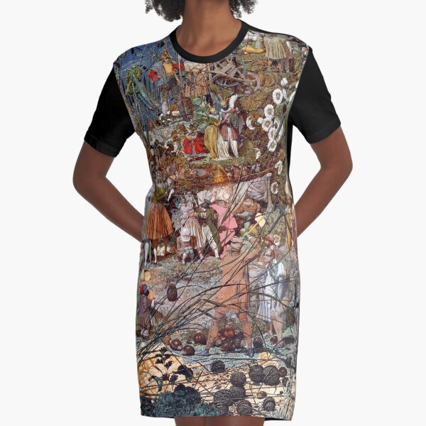 The Fairy Feller's Master Stroke - Richard Dadd Graphic T-Shirt Dress