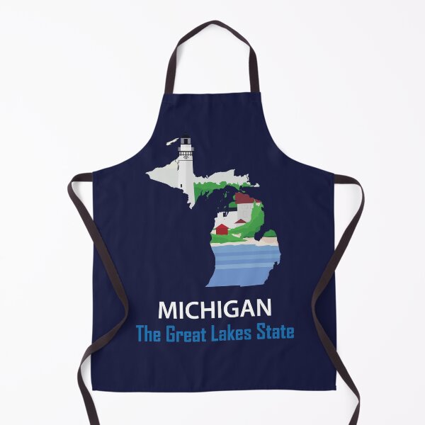 Item preview, Michigan - The Great Lakes State - Bumper Sticker designed and sold by d1mology.