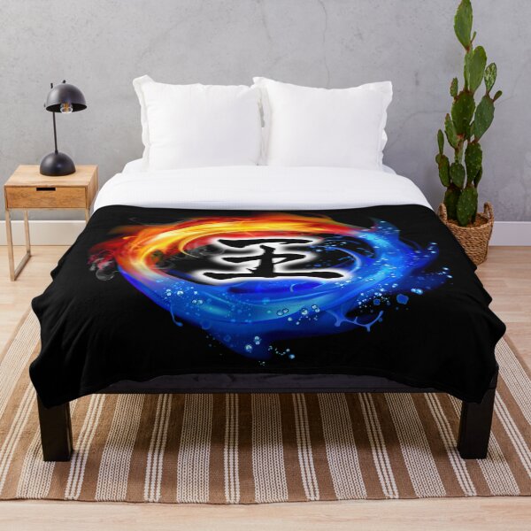 Item preview, Chinese Character 王, Wang Surrounded by A Ring of Red Flame and Blue Water designed and sold by SuperDragon.