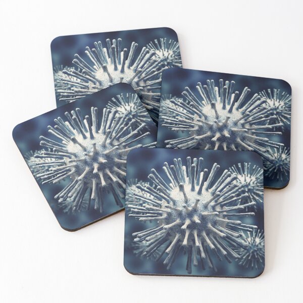 Item preview, FIREWORK DISPLAY BACTERIA CELLS Pattern MICROSCOPIC IMAGE ...Micro designed and sold by Hippiesole.