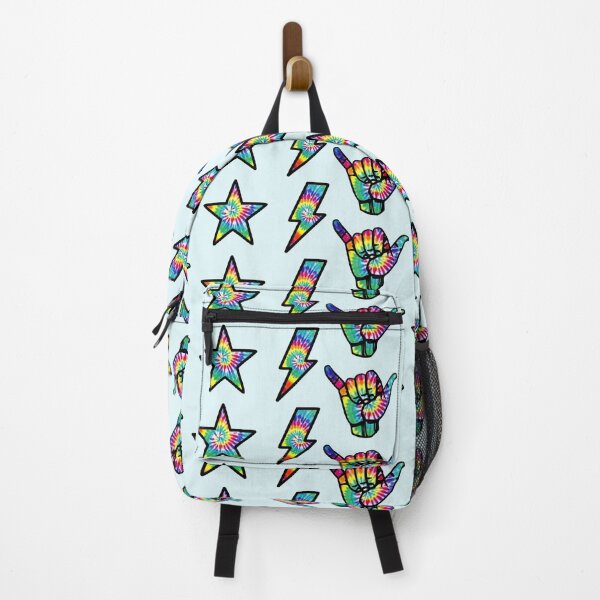 Item preview, tye dye shaka, star and lightning sticker pack designed and sold by samantha brachman.