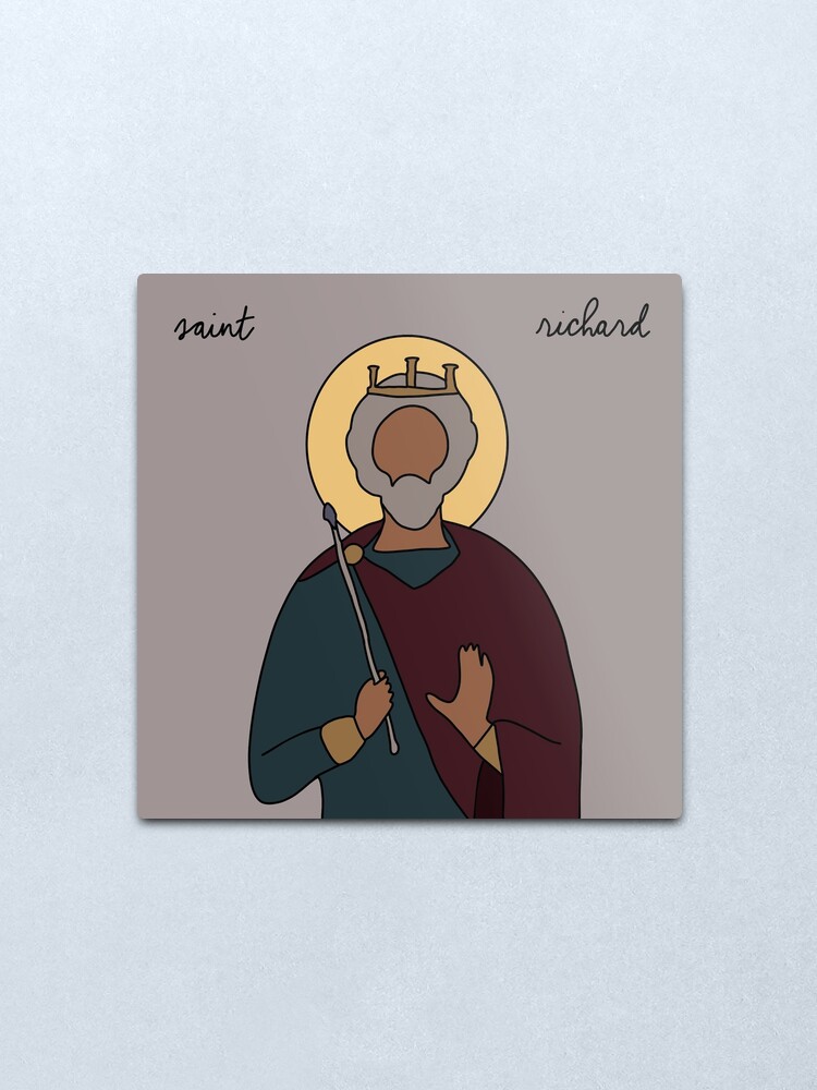 Alternate view of Saint Richard Metal Print