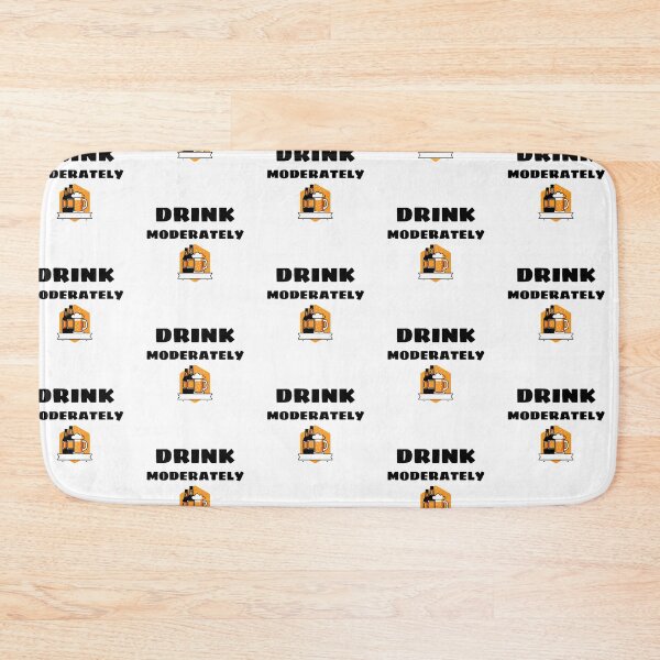 Item preview, Drink Moderately Text Art Design designed and sold by Aldrin Capco.
