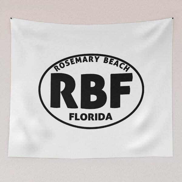 Aperçu de l'œuvre ROSEMARY BEACH FLORIDA EURO OVAL créée et vendue par DESTINATIONS DECAL.