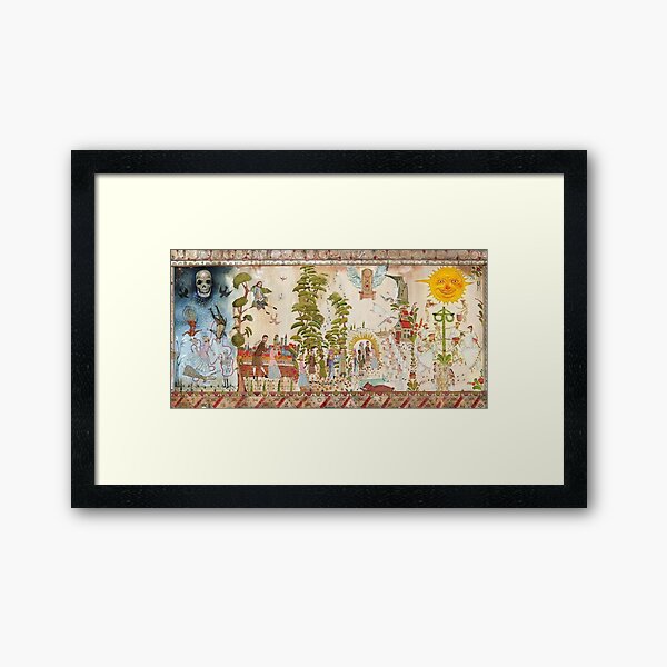 MIDSOMMAR MURAL Framed Art Print