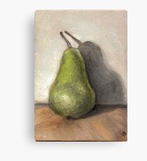 Pear in Oils Canvas Print