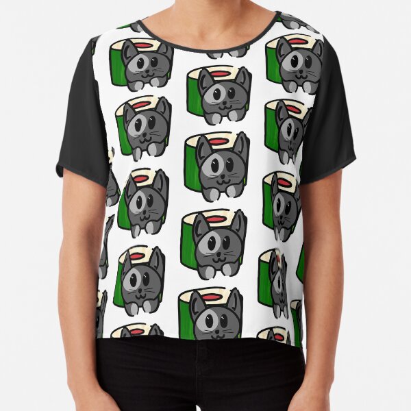 SushiCat Chiffon Top