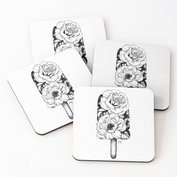 Item preview, Floral Popsicle III (Rose & Peony) designed and sold by Akbaly.