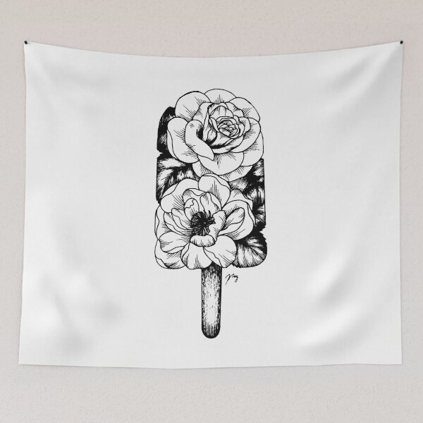 Item preview, Floral Popsicle III (Rose & Peony) designed and sold by Akbaly.