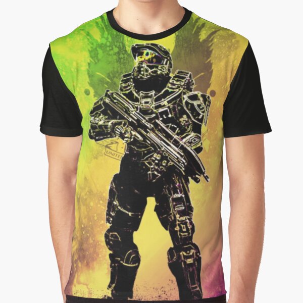 une division de Xbox Game Studios. Halo a été à l'origine créé et développé par Bungie. La trilogie originale est centrée sur une guerre interstellaire entre l'humanité et une alliance d'étrangers connue sous le nom de Pacte. L'accord T-shirt graphique