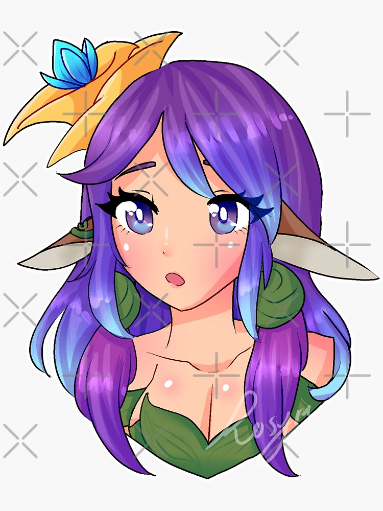 "League of Legends Lillia" Sticker by Rinzuri | Redbubble