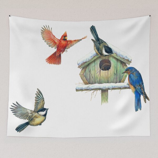 Item preview, Winter Birdhouse designed and sold by Salmoneggs.