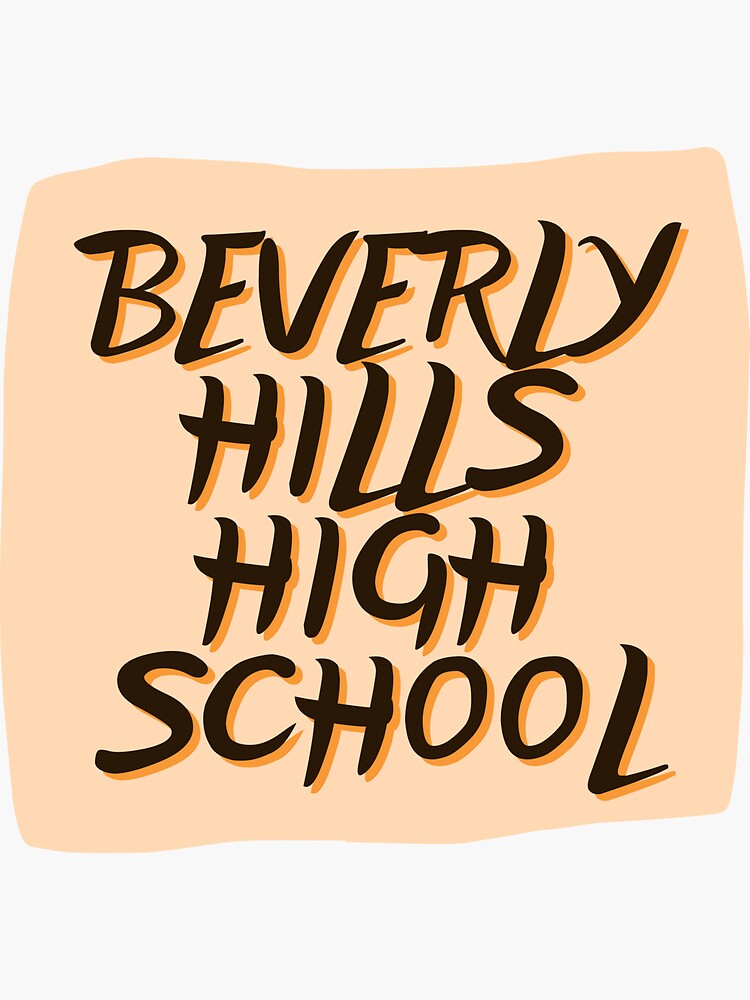 Imagen de la obra Escuela secundaria de Beverly Hills, diseñada y vendida por Naomi S.
