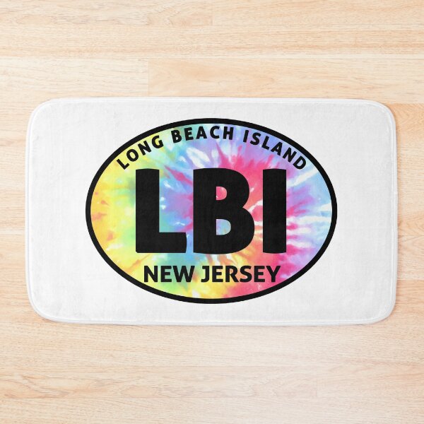 Item preview, Long Beach Island New Jersey Euro Oval Tye Dye designed and sold by DESTINATIONS DECAL.