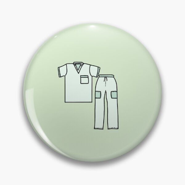 Item preview, Mint Scrubs Sticker designed and sold by saylenesolution.