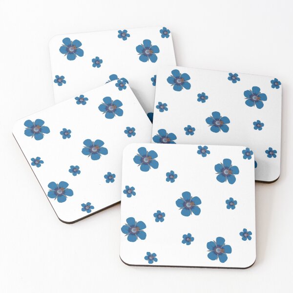 Item preview, Blue Flower Petals Pattern designed and sold by AmbroseAnn.