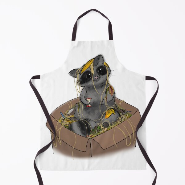 Item preview, Trash Panda (with strings/noodles) designed and sold by sarcohpagus.