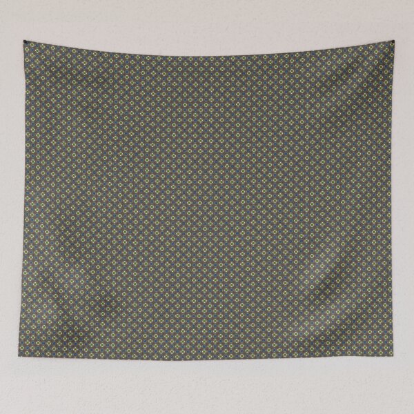 Item preview, Green brown blue flower designer pattern designed and sold by glitchman2.