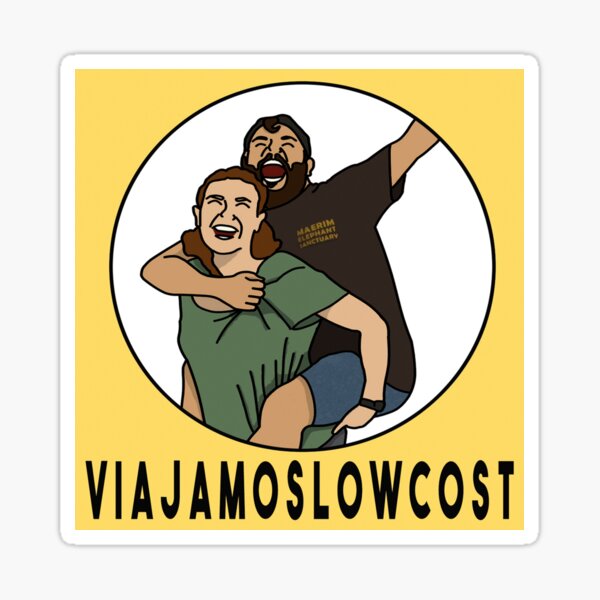 Sticker We travel low cost Sticker