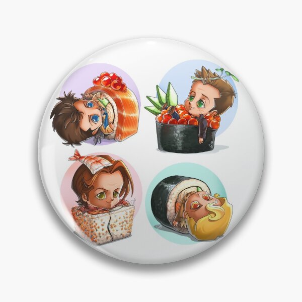 Item preview, Supernatural Team Free Will 2.0 Sushis designed and sold by Gio Guimaraes.