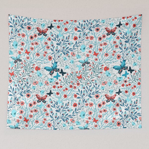 Item preview, Butterflies pattern 03 designed and sold by ewoio.