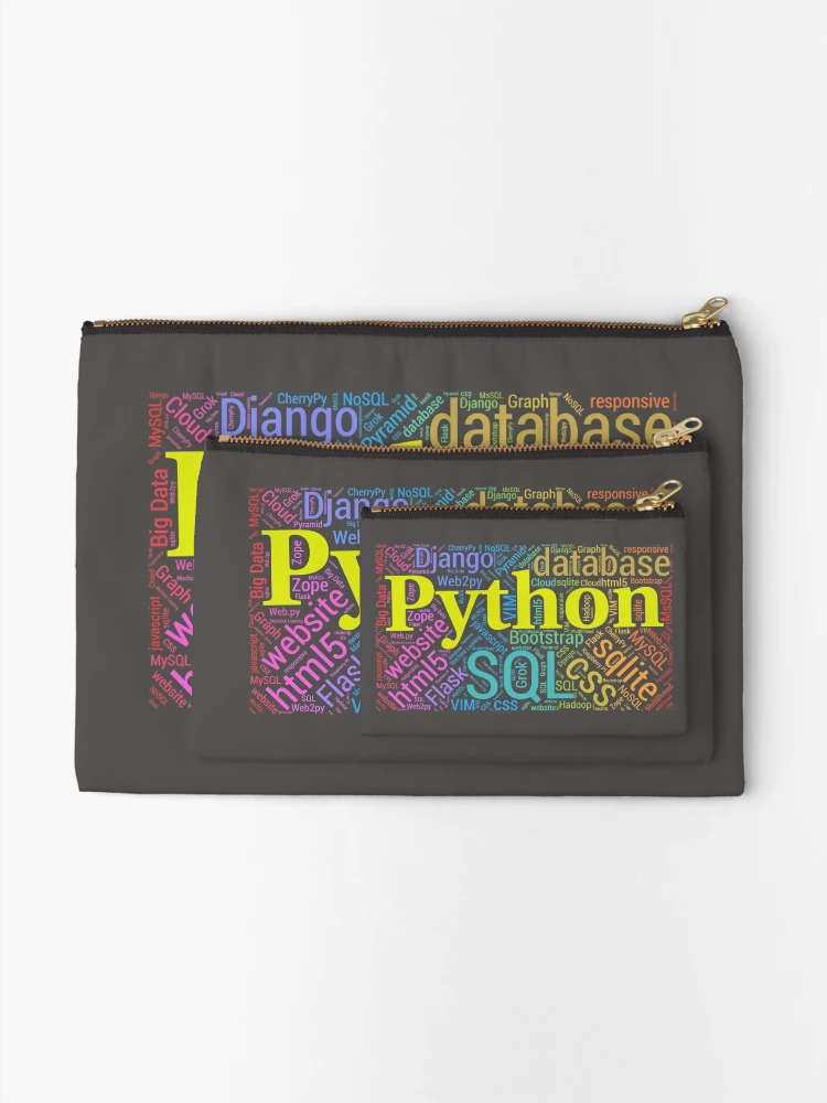 Thumbnail 2 of 4, Zipper Pouch, Python Development designed and sold by nasa8x.