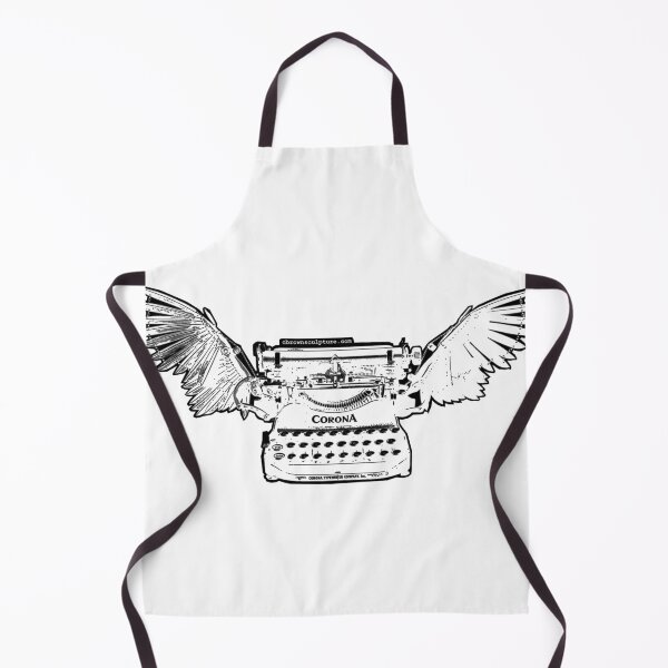 Item preview, Inverted B&W Corona Typewriter Sculpture Image designed and sold by octotypewriter.