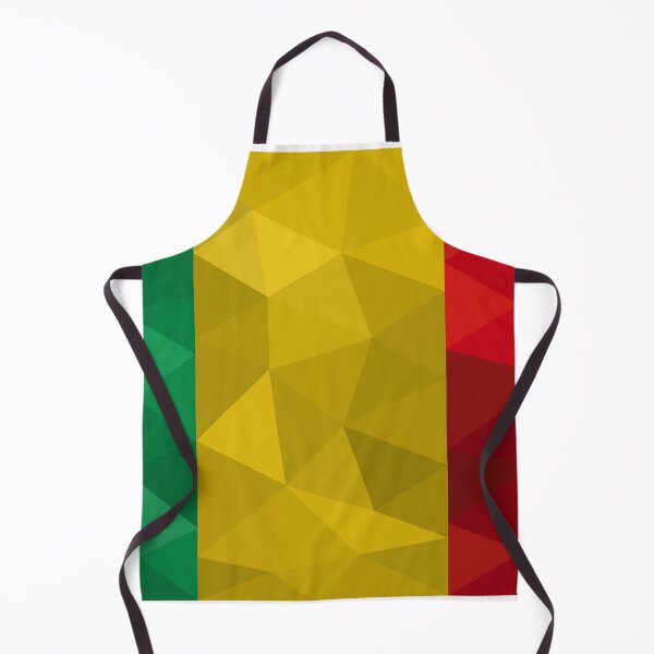 Item preview, Mali Flag Geometric Design – Bold African Art designed and sold by OrangePoly.