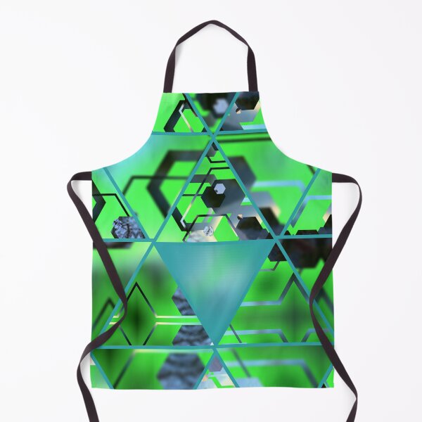 Item preview, Green Geometric Digital Prism designed and sold by Mike Rittenhouse.