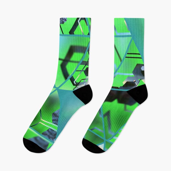 Item preview, Green Geometric Digital Prism designed and sold by Mike Rittenhouse.