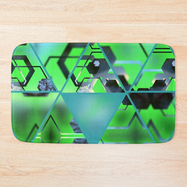 Item preview, Green Geometric Digital Prism designed and sold by Mike Rittenhouse.