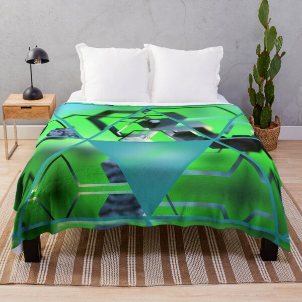 Item preview, Green Geometric Digital Prism designed and sold by Mike Rittenhouse.