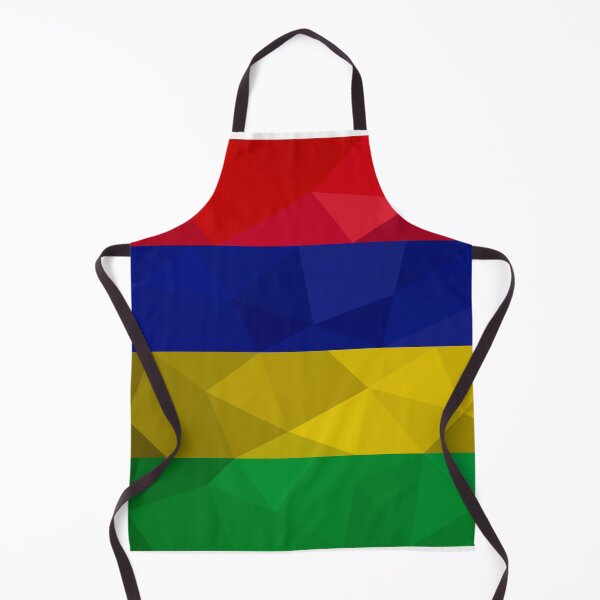 Item preview, Mauritius Flag Geometric Design – Bold and Colorful Art designed and sold by OrangePoly.