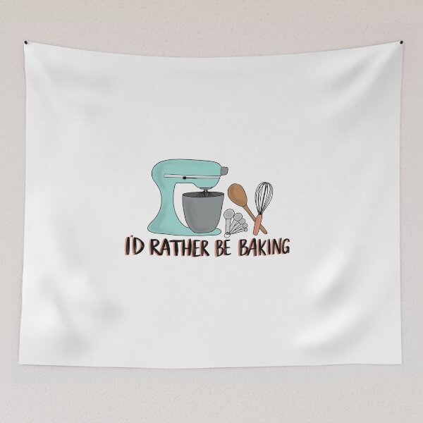 Item preview, I'd Rather Be Baking designed and sold by emilymoeller.